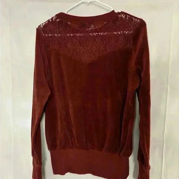 Womens size medium Shyanne brand velour sweater, #I600 - Picture 2 of 5